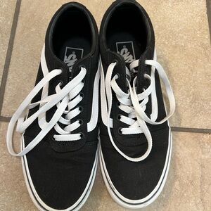 Vans Black and White Women's Sneakers